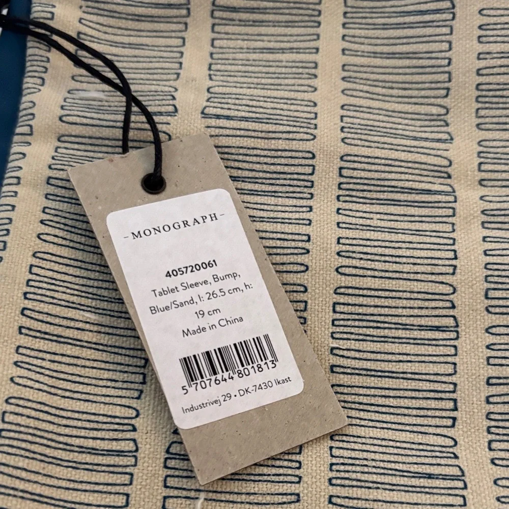 Stylish Blue and Cream Tablet Cover